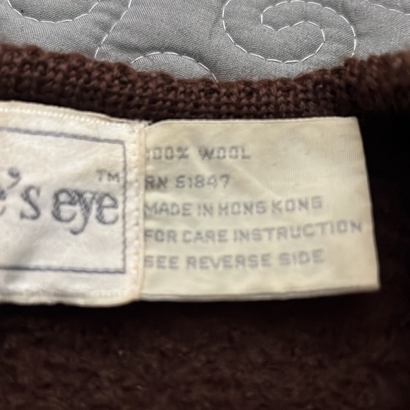 Eagle’s Eye Vintage 100% Wool Jacket Hong Kong size 12 - Picture 6 of 8